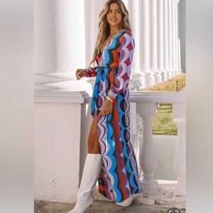 VICI Maxi Wrap Dress